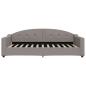 Preview: Tagesbett Taupe 100x200 cm Stoff