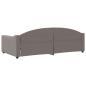 Preview: Tagesbett Taupe 100x200 cm Stoff
