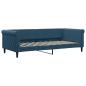 Preview: Tagesbett Blau 90x200 cm Samt