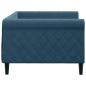 Preview: Tagesbett Blau 90x200 cm Samt