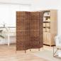 Preview: ARDEBO.de - Paravent 4-tlg. Braun 163x180 cm Wasserhyazinthe