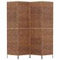 Preview: Paravent 4-tlg. Braun 163x180 cm Wasserhyazinthe