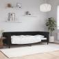 Preview: ARDEBO.de - Tagesbett Schwarz 90x200 cm Samt