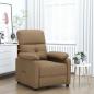 Preview: ARDEBO.de - Relaxsessel Braun Stoff