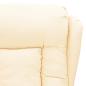 Preview: Relaxsessel Creme Kunstleder