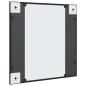 Preview: Wandspiegel Schwarz 50x50 cm Quadratisch Eisen