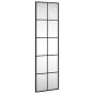 Preview: Wandspiegel Schwarz 30x100 cm Rechteckig Eisen
