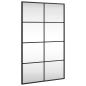 Preview: Wandspiegel Schwarz 50x80 cm Rechteckig Eisen