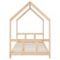 Preview: Kinderbett 90x200 cm Massivholz Kiefer
