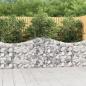 Preview: ARDEBO.de - Gabionen mit Hochbogen 18 Stk. 200x30x80/100cm Verzinktes Eisen