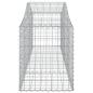 Preview: Gabionen mit Hochbogen 12 Stk. 200x50x60/80 cm Verzinktes Eisen