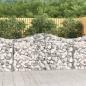 Preview: ARDEBO.de - Gabionen mit Hochbogen 10 Stk 200x50x100/120cm Verzinktes Eisen