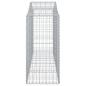 Preview: Gabionen mit Hochbogen 30 Stk 200x50x100/120cm Verzinktes Eisen