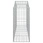 Preview: Gabionen mit Hochbogen 3 Stk. 200x50x120/140cm Verzinktes Eisen