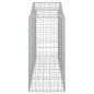 Preview: Gabionen mit Hochbogen 10Stk. 200x50x120/140cm Verzinktes Eisen