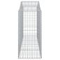 Preview: Gabionen mit Hochbogen 15Stk. 200x50x120/140cm Verzinktes Eisen