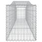 Preview: Gabionen mit Hochbogen 2 Stk. 400x50x60/80 cm Verzinktes Eisen