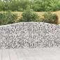 Preview: ARDEBO.de - Gabionen mit Hochbogen 10 Stk 400x50x100/120cm Verzinktes Eisen