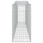 Preview: Gabionen mit Hochbogen 10 Stk 400x50x100/120cm Verzinktes Eisen