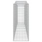 Preview: Gabionen mit Hochbogen 20 Stk 400x50x120/140cm Verzinktes Eisen
