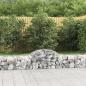 Preview: ARDEBO.de - Gabionen mit Hochbogen 6 Stk. 200x50x40/60 cm Verzinktes Eisen