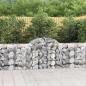 Preview: ARDEBO.de - Gabionen mit Hochbogen 18 Stk. 200x50x80/100cm Verzinktes Eisen