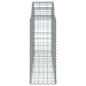 Preview: Gabionen mit Hochbogen 14 Stk 200x50x100/120cm Verzinktes Eisen