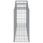 Preview: Gabionen mit Hochbogen 12 Stk 300x50x100/120cm Verzinktes Eisen