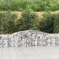 Preview: ARDEBO.de - Gabionen mit Hochbogen 5 Stk. 400x30x60/80 cm Verzinktes Eisen