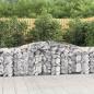 Preview: ARDEBO.de - Gabionen mit Hochbogen 15 Stk. 400x50x80/100cm Verzinktes Eisen