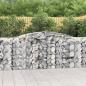 Preview: ARDEBO.de - Gabionen mit Hochbogen 25 Stk 400x50x100/120cm Verzinktes Eisen