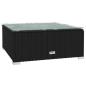 Preview: 7-tlg. Garten-Lounge-Set mit Kissen Poly Rattan Schwarz