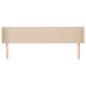 Preview: Kopfteil mit Ohren Cappuccino-Braun 183x16x78/88 cm Kunstleder