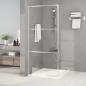 Preview: ARDEBO.de - Duschwand für Begehbare Dusche Silbern 90x195cm ESG-Klarglas