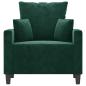 Preview: Sessel Dunkelgr?n 60 cm Samt