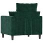 Preview: Sessel Dunkelgr?n 60 cm Samt