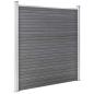 Preview: Gartenzaun WPC 1218x186 cm Grau