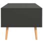 Preview: Couchtisch Grau 100x49,5x43 cm Holzwerkstoff