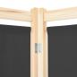 Preview: 4-teiliger Raumteiler Grau 160 x 170 x 4 cm Stoff