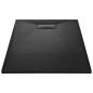Preview: Duschwanne SMC Schwarz 120×70 cm