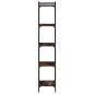 Preview: Bücherregal 5 Böden Räuchereiche 40x30x154 cm Holzwerkstoff