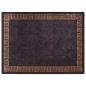Preview: Teppich Waschbar Schwarz und Golden 400x300 cm