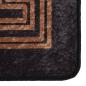 Preview: Teppich Waschbar Schwarz und Golden 400x300 cm