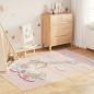 Preview: ARDEBO.de - Kinderteppich Rosa 160x230 cm Einhorn Waschbar