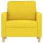 Preview: Sessel Hellgelb 60 cm Stoff