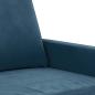 Preview: Sessel Blau 60 cm Samt