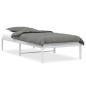 Preview: Bettgestell Metall Weiß 90x200 cm