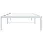 Preview: Bettgestell Metall Weiß 90x200 cm