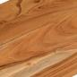 Preview: Schreibtischplatte 90x50x2,5 cm Rechteckig Massivholz Akazie