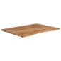 Preview: Schreibtischplatte 100x80x2,5 cm Rechteckig Massivholz Akazie